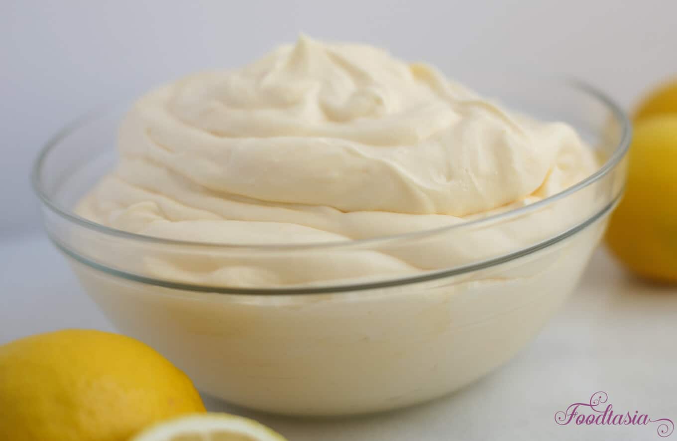 Luscious Lemon Mascarpone Cream Foodtasia,750 Ml To Ounces