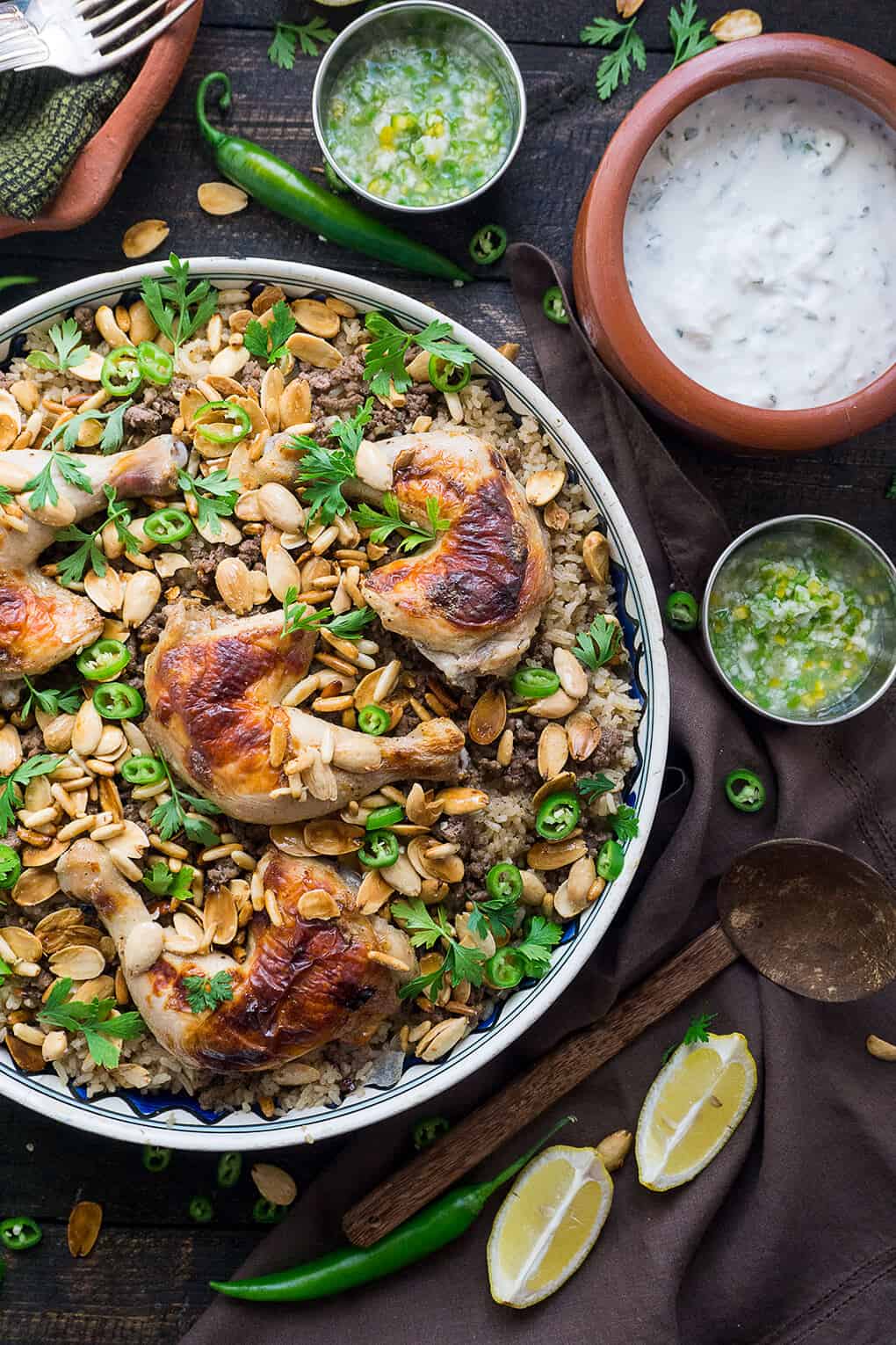 Middle Eastern Chicken and Rice Fattah | Foodtasia