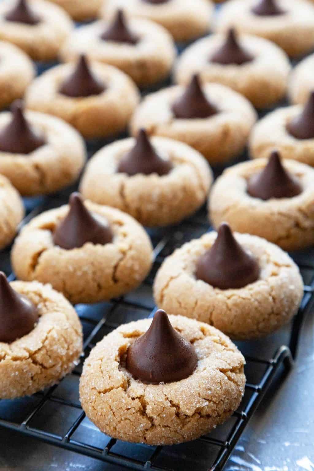 The BEST Peanut Butter Blossoms | Foodtasia