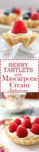 Berry Tartlets with Lemon Mascarpone Cream