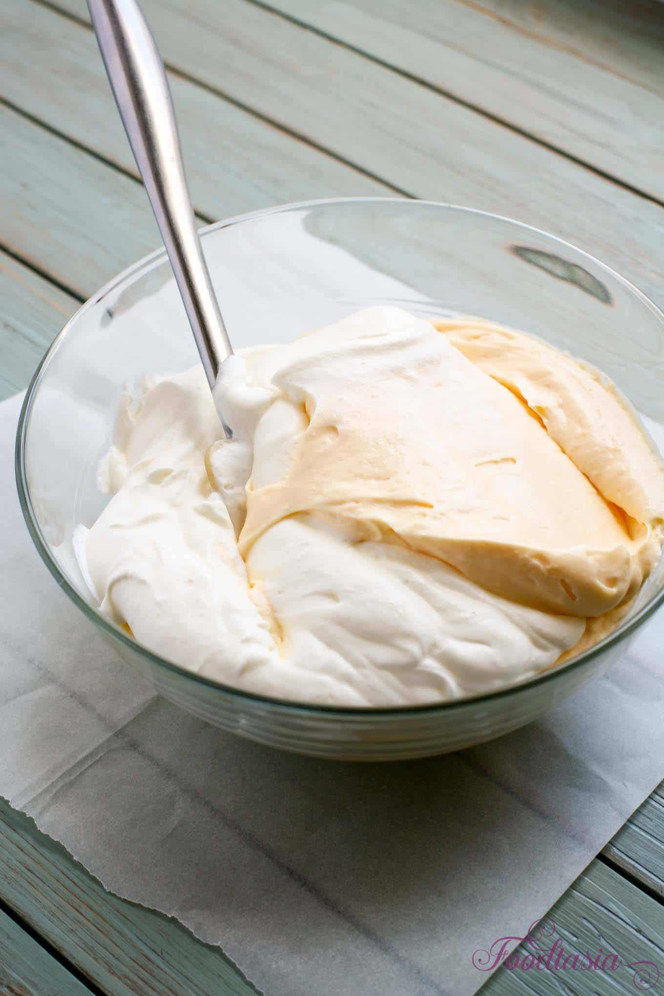 Luscious Lemon Mascarpone Cream | Foodtasia