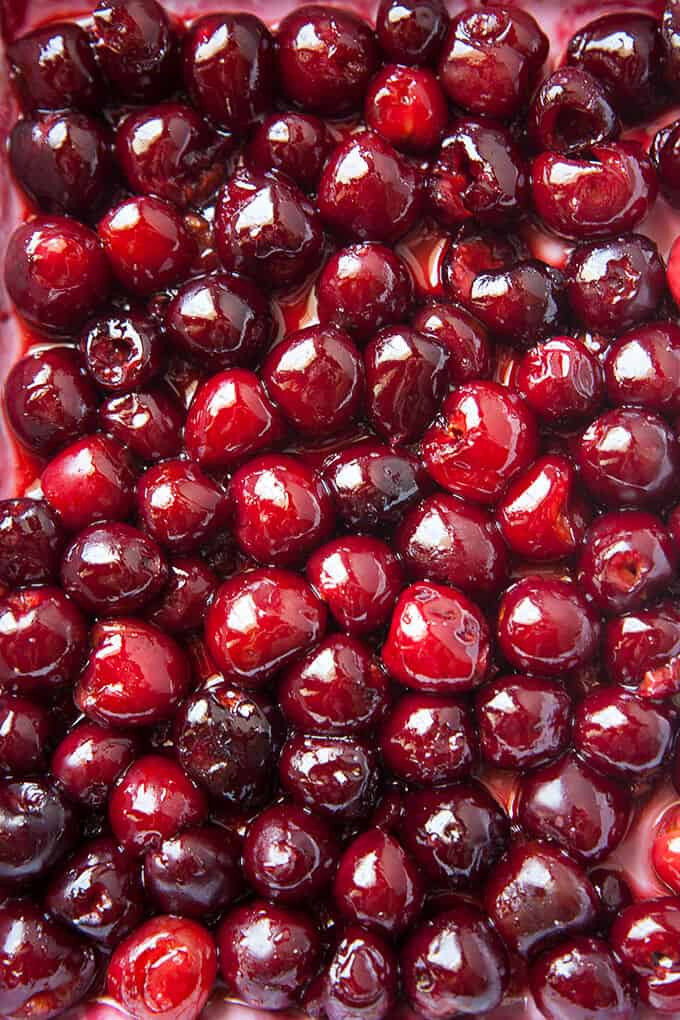 Roasted Cherries are absolutely magical! Their flavor and sweetness intensifies and they come out shiny and glistening and gorgeous!