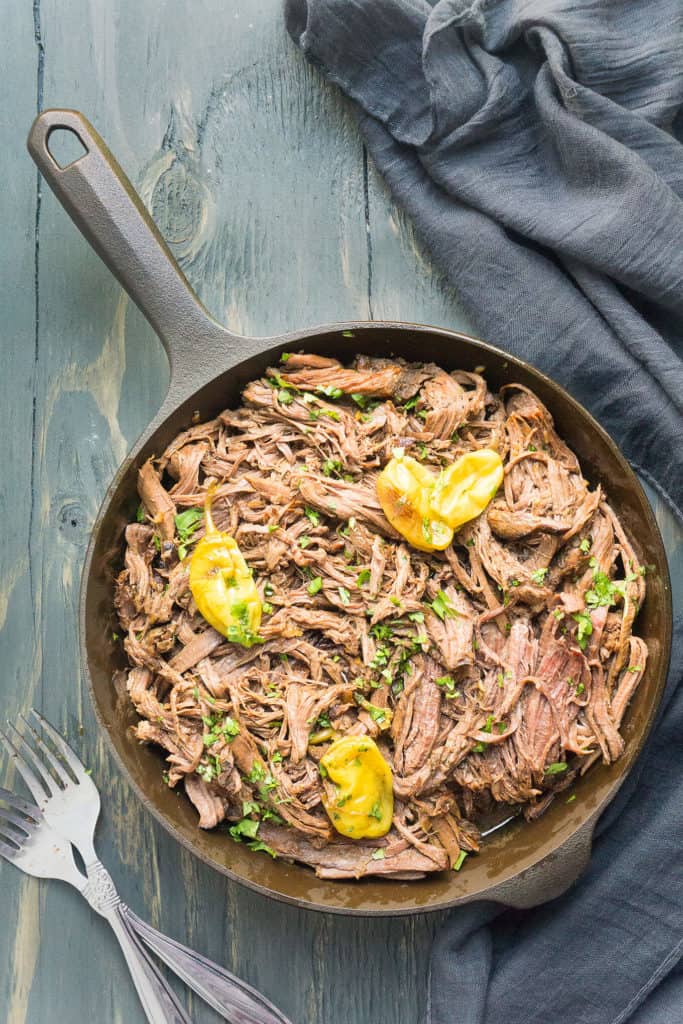 So Perfectly tender and so juicy and flavorful, The New York Times calls this Mississippi Pot Roast “The Roast that Owns the Internet.” 