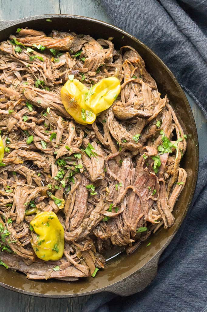 So Perfectly tender and so juicy and flavorful, The New York Times calls this Mississippi Pot Roast “The Roast that Owns the Internet.” 