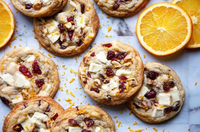 With crisp, caramelized edges and rich, chewy centers, these White Chocolate Cranberry Cookies are irresistible!