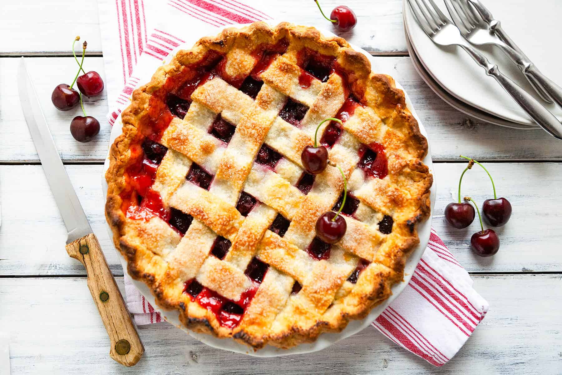 Homemade Cherry Pie Foodtasia 