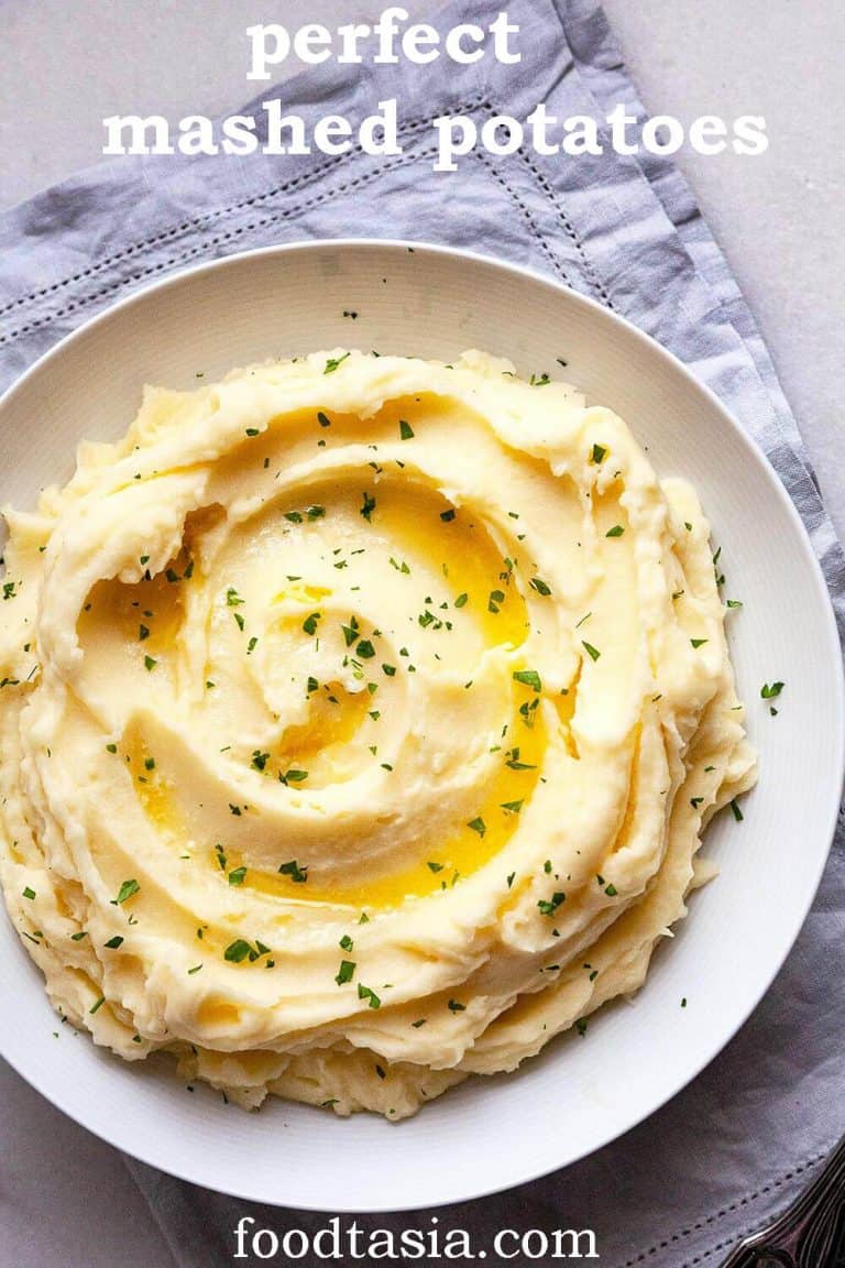 Perfect Mashed Potatoes | Foodtasia