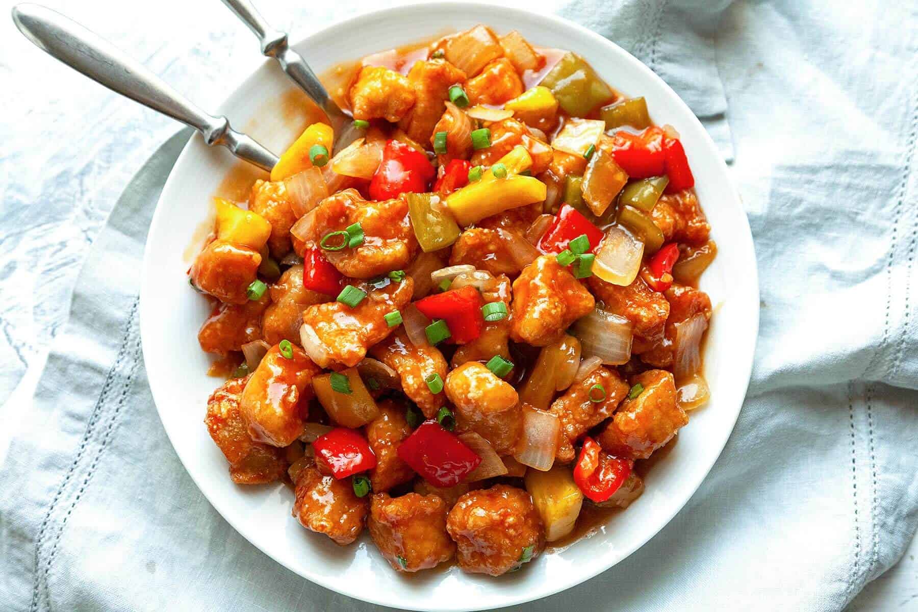 whole kitchen sink sweet and sour chicken