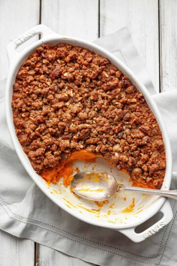 Best Ever Sweet Potato Casserole | Foodtasia