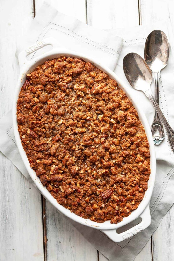 Best Ever Sweet Potato Casserole | Foodtasia