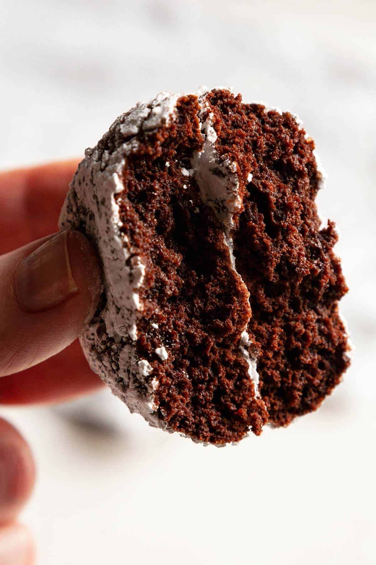 The BEST Rich and Fudgy Double Chocolate Crinkle Cookies | Foodtasia
