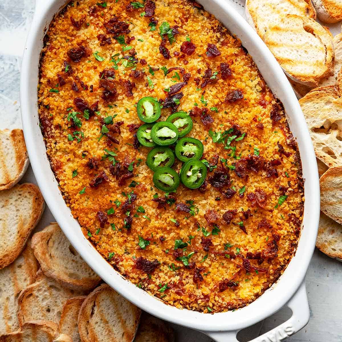 BEST Easy Jalapeno Popper Dip (Video) Totally Addictive! Foodtasia