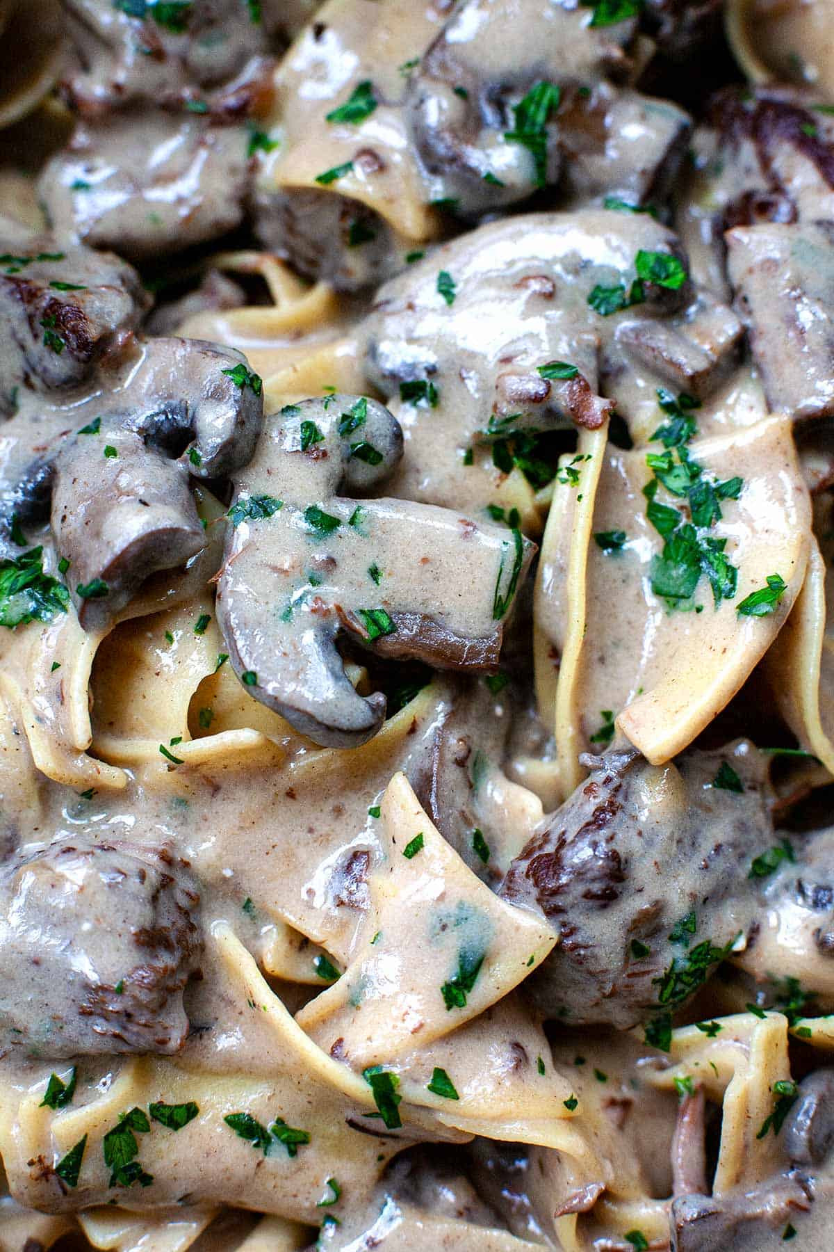 Slow Cooker Beef Stroganoff Foodtasia