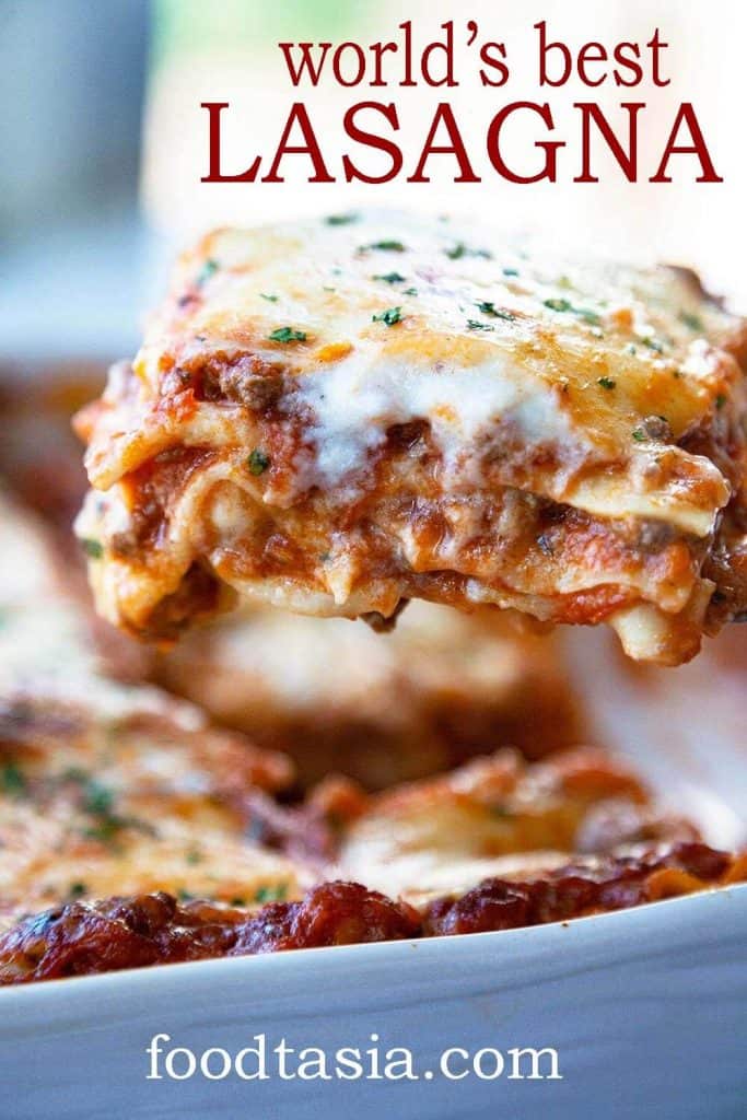 World's BEST Italian Classic Lasagna Recipe (VIDEO) (with VIDEO ...