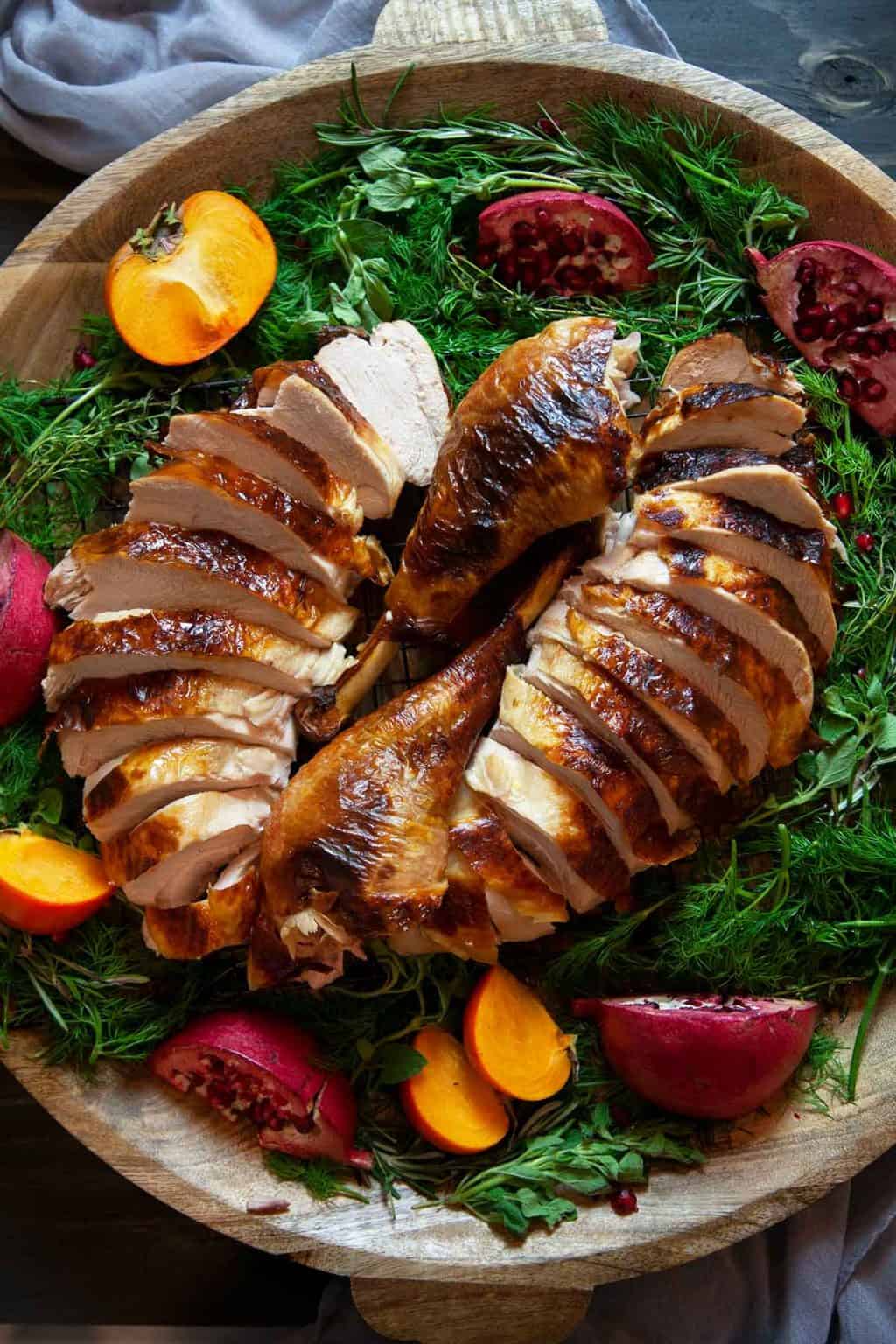 Buttermilk Brined Spatchcock Turkey with Gravy Recipe | Foodtasia