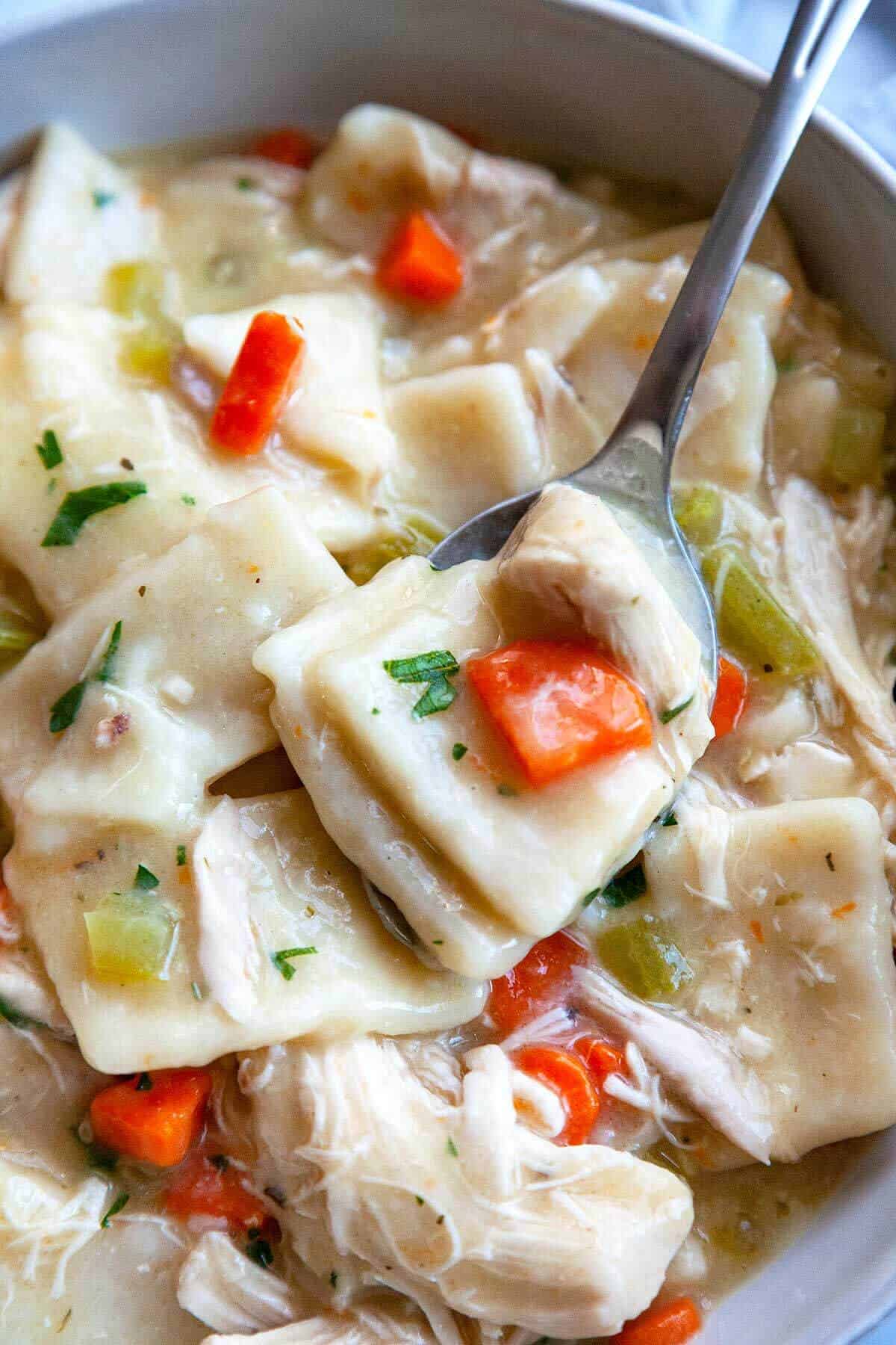 The BEST Old Fashioned Chicken and Dumplings | Foodtasia