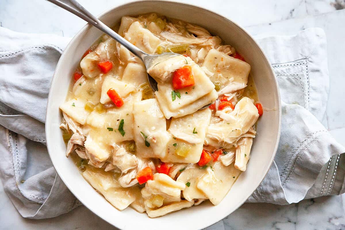 Chicken And Rolled Dumplings Recipe