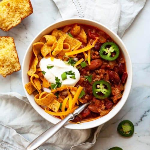 Best Ever Classic Chili Recipe | Foodtasia