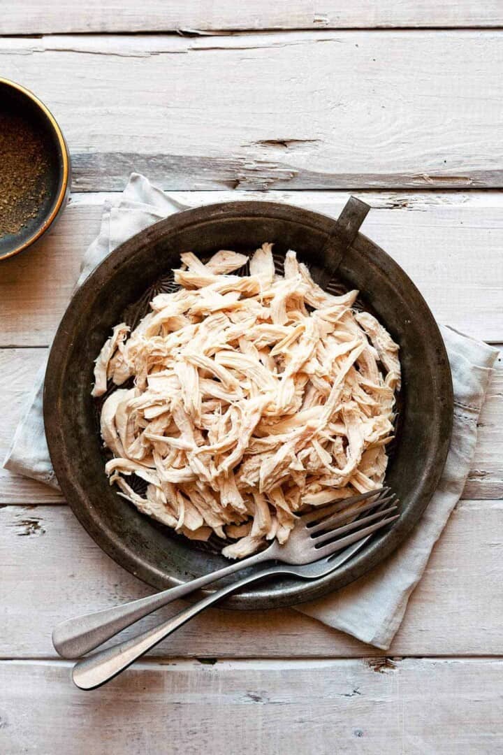 How to Make Shredded Chicken - Easy! | Foodtasia