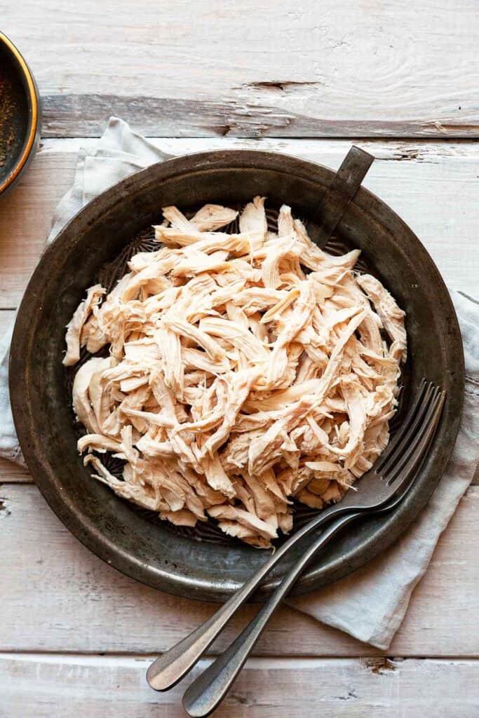 Have a recipe that calls for shredded chicken? Follow these easy, simple steps for tender, juicy shredded chicken.