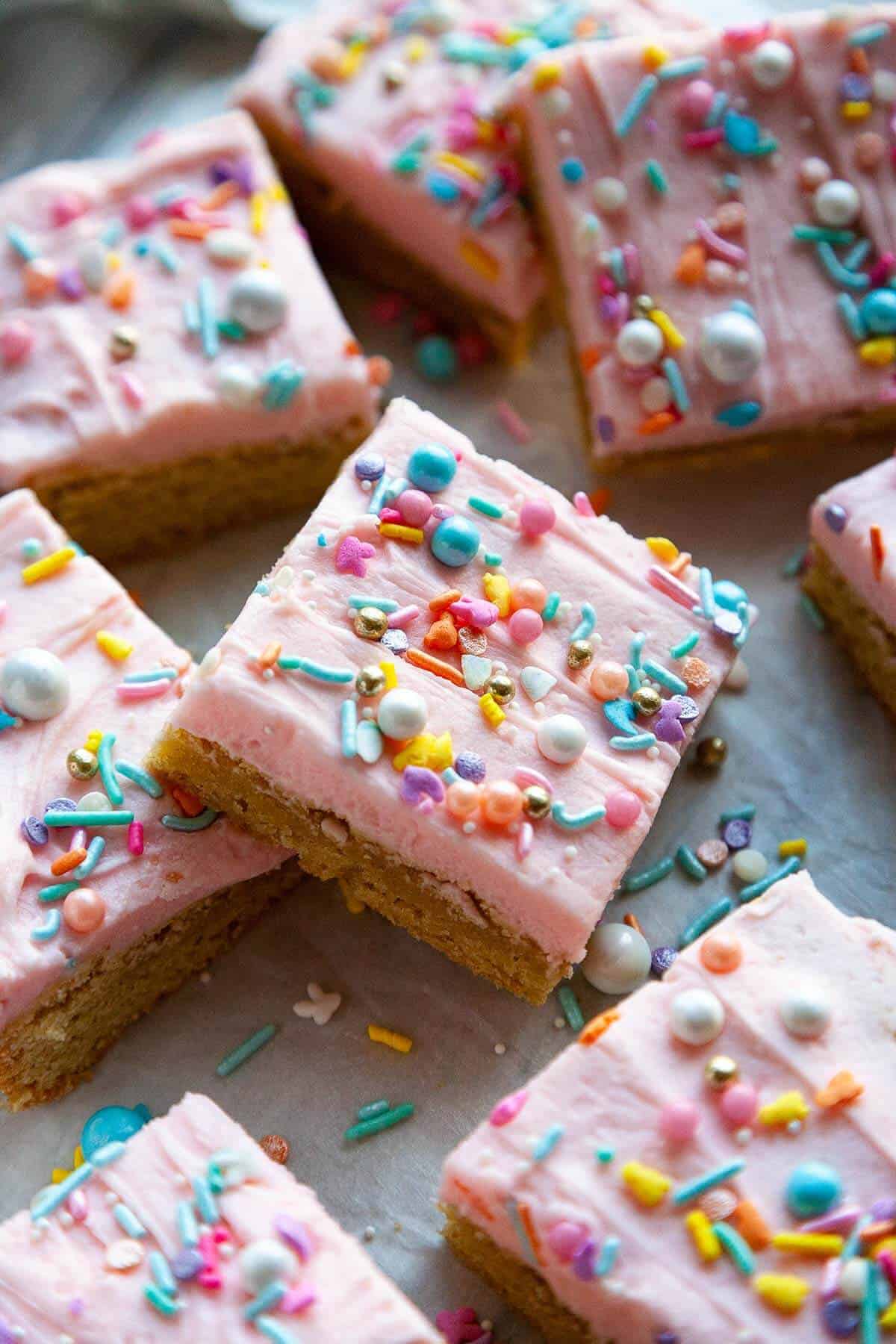 The BEST Frosted Sugar Cookie Bars Recipe (made from scratch!)