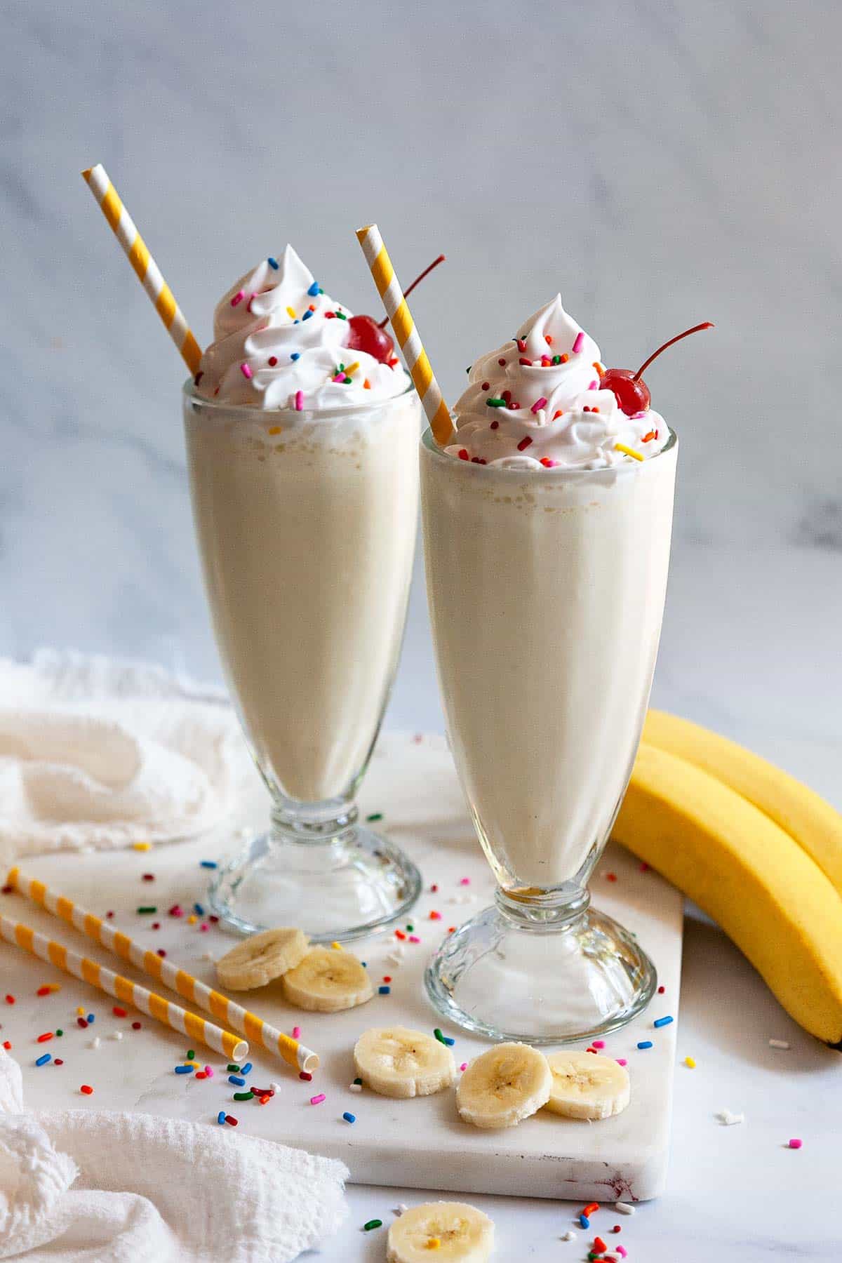 Best Ever Banana Milkshake Recipe | Foodtasia