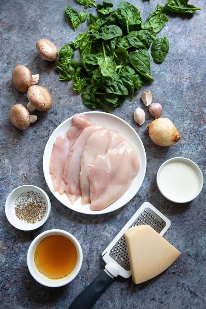 ingredients for chicken florentine