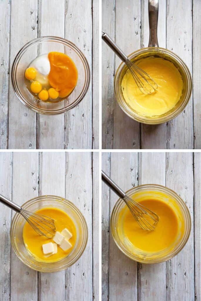 step by step process how to make mango curd