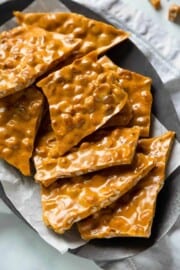 Easy, Homemade Peanut Brittle - BEST RECIPE! | Foodtasia