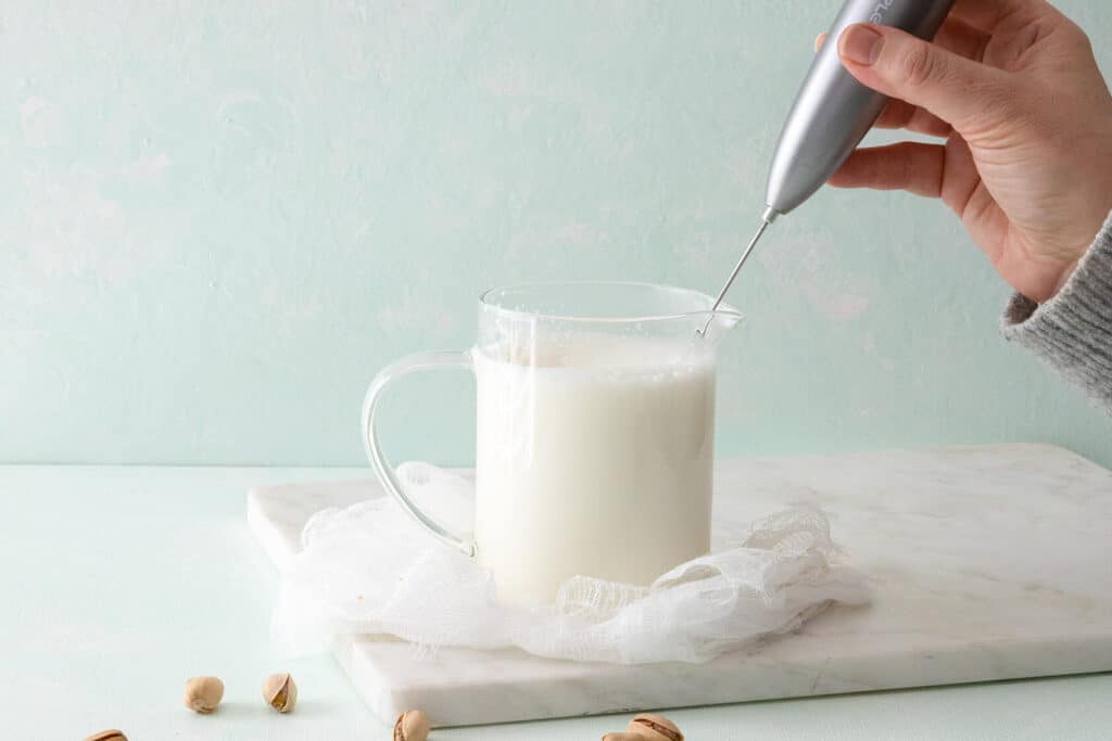 frothing milk